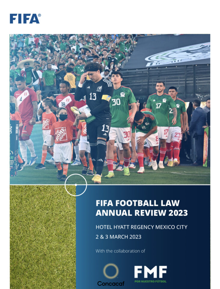 Despina Mavromati spoke at the FIFA Football Annual Review 2023 in Mexico City - www.sportlegis.com