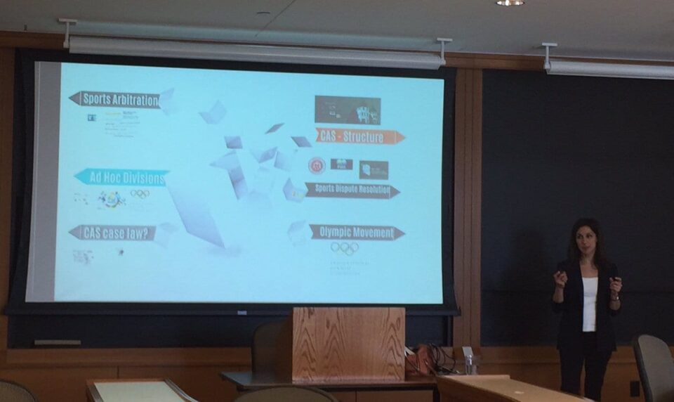 Lecture on The `Consensual` Nature of CAS Arbitration at the Harvard Law School - www.sportlegis.com